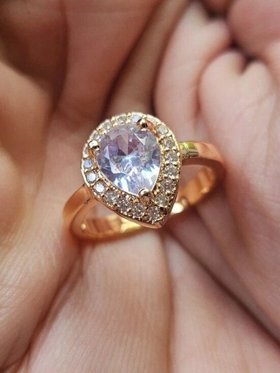 Jewelry - Women Fashion Ring Gold Tone High Quality Fashion Jewelry Rings Size adj 7.5-8.5